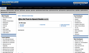 Ultra-hal-text-to-speech-reader.sharewarejunction.com thumbnail