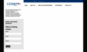 Ultrahair.com.au thumbnail