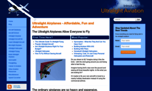 Ultralight-airplanes.info thumbnail
