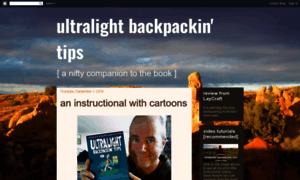 Ultralightbackpackintips.blogspot.com thumbnail