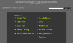 Ultramotorpart.com thumbnail