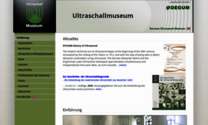 Ultraschallmuseum.de thumbnail