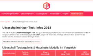 Ultraschallreiniger-test.de thumbnail