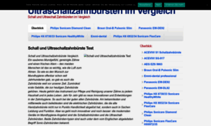 Ultraschallzahnbuerste-test.de thumbnail