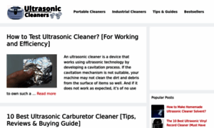 Ultrasonic-cleaners.org thumbnail