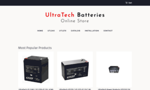 Ultratechbatteries.com thumbnail
