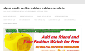 Ulysse-nardin-replica-watches.watchesonsale.in thumbnail