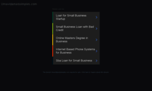 Umavidamaissimples.com thumbnail