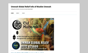 Ummahglobalreliefinfo.wordpress.com thumbnail