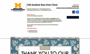 Umstudentrunfreeclinic.org thumbnail