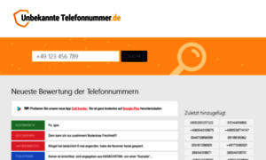 Unbekannte-telefonnummer.de thumbnail