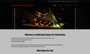 Unblockedgamesforschoolnow.weebly.com thumbnail