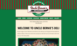 Uncleberniesdeli.com thumbnail