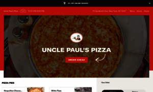 Unclepaulspizzamenu.com thumbnail