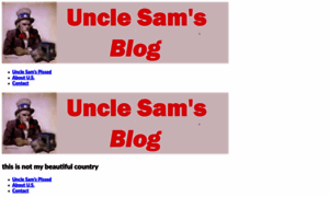 Unclesamsblog.com thumbnail