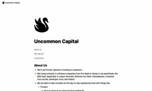 Uncommoncapital.vc thumbnail