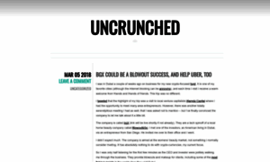 Uncrunched.wordpress.com thumbnail
