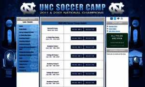 Uncsoccercamp.com thumbnail