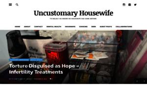 Uncustomaryhousewife.com thumbnail