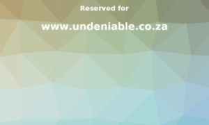 Undeniable.co.za thumbnail