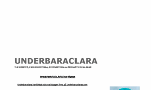 Underbaraclara.webblogg.se thumbnail