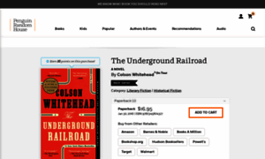 Undergroundrailroadnovel.com thumbnail