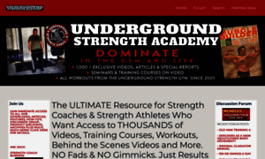 Undergroundstrengthcoach.com thumbnail