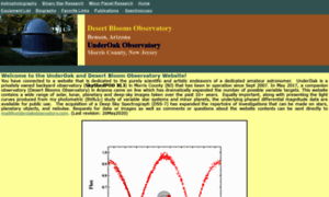 Underoakobservatory.com thumbnail