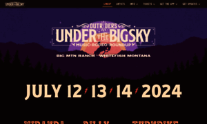 Underthebigskyfest.com thumbnail