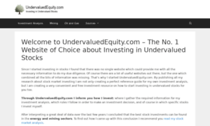 Undervaluedequity.com thumbnail