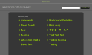 Underworldtests.net thumbnail