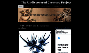 Undiscoveredcreatures.wordpress.com thumbnail