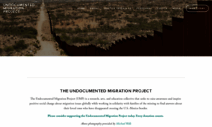 Undocumentedmigrationproject.com thumbnail