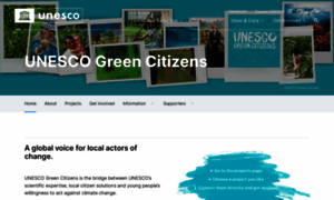 Unescogreencitizens.org thumbnail
