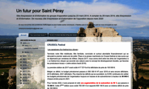 Unfuturpoursaintperay.blogspot.fr thumbnail