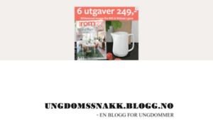 Ungdomssnakk.blogg.no thumbnail