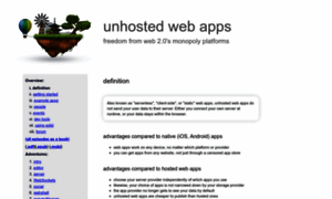 Unhosted.org thumbnail