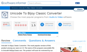 Unicode-to-bijoy-classic-converter.software.informer.com thumbnail