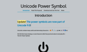 Unicodepowersymbol.com thumbnail