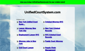 Unifiedcourtsystem.com thumbnail