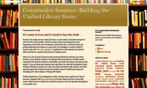 Unifiedlibraryscene.blogspot.com thumbnail