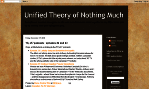 Unifiedtheorynothingmuch.blogspot.com thumbnail