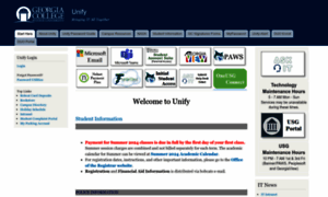 Unify.gcsu.edu thumbnail