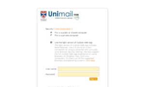 Unimail.st-andrews.ac.uk thumbnail
