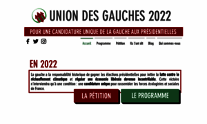 Uniondesgauches2022.org thumbnail