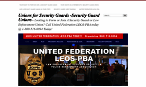 Unionsforsecurityguards.com thumbnail