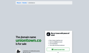 Uniontown.co thumbnail