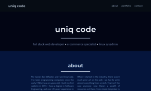 Uniqcode.com thumbnail