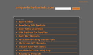 Unique-baby-baskets.com thumbnail