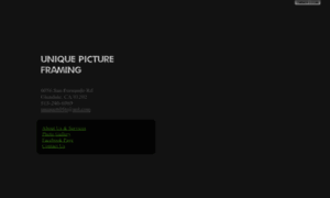 Unique-framing.com thumbnail